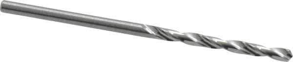 Hertel - 2mm 118° Solid Carbide Jobber Drill - Bright Finish, Right Hand Cut, Spiral Flute, Straight Shank, 1-3/4" OAL, Standard Point - Apex Tool & Supply
