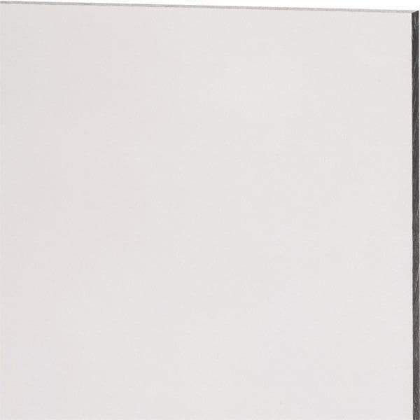 Made in USA - 4.5mm Thick x 12" Wide x 1' Long, Acrylic Sheet - Clear, Static Dissipative Grade - Apex Tool & Supply