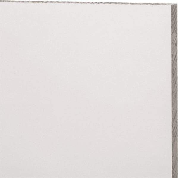 Made in USA - 9mm Thick x 24" Wide x 2' Long, Acrylic Sheet - Clear, Static Dissipative Grade - Apex Tool & Supply