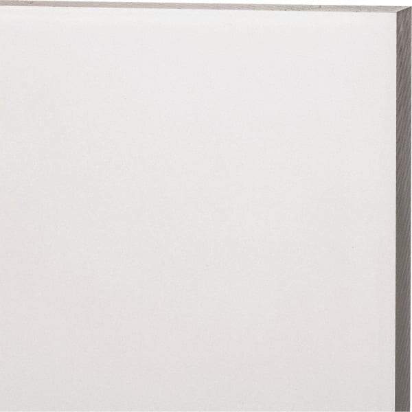 Made in USA - 12mm Thick x 12" Wide x 2' Long, Acrylic Sheet - Clear, Static Dissipative Grade - Apex Tool & Supply