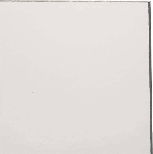Made in USA - 3mm Thick x 12" Wide x 1' Long, Polycarbonate Sheet - Clear, Static Dissipative Grade - Apex Tool & Supply