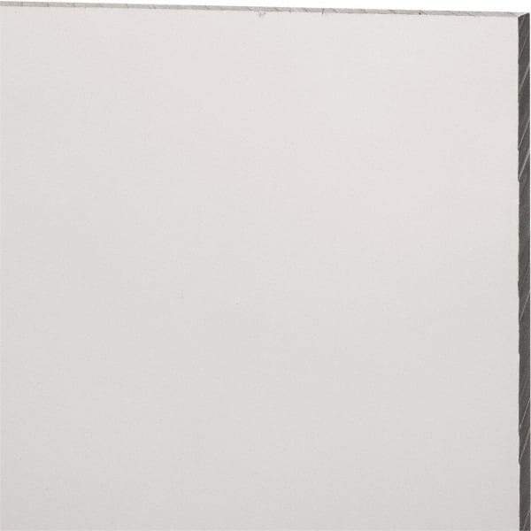 Made in USA - 6mm Thick x 12" Wide x 1' Long, Polycarbonate Sheet - Clear, Static Dissipative Grade - Apex Tool & Supply