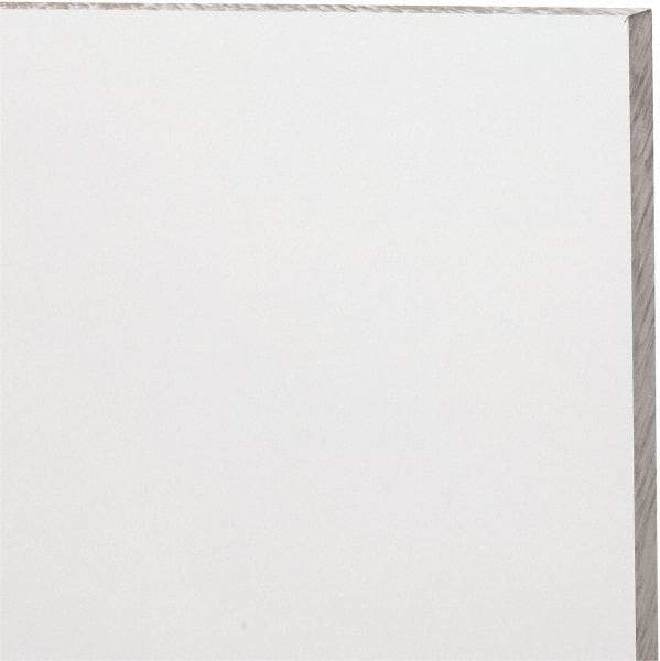 Made in USA - 3/8" Thick x 24" Wide x 4' Long, Polycarbonate Sheet - Clear, Static Dissipative Grade - Apex Tool & Supply