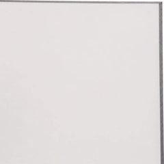 Made in USA - 1/2" Thick x 12" Wide x 2' Long, Polycarbonate Sheet - Clear, Static Dissipative Grade - Apex Tool & Supply