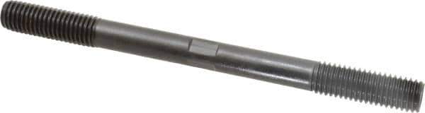 Gibraltar - 5/8-11 8" OAL Equal Double Threaded Stud - Alloy Steel, Black Oxide Finish, 1-3/4" Equal Thread Length - Apex Tool & Supply