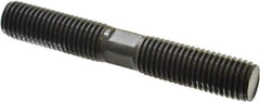 Gibraltar - 3/4-10 5" OAL Equal Double Threaded Stud - Alloy Steel, Black Oxide Finish, 2" Equal Thread Length - Apex Tool & Supply