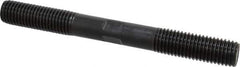 Gibraltar - 3/4-10 7" OAL Equal Double Threaded Stud - Alloy Steel, Black Oxide Finish, 2" Equal Thread Length - Apex Tool & Supply