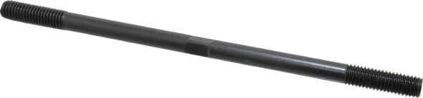 Gibraltar - 1/2-13 10" OAL Equal Double Threaded Stud - Alloy Steel, Black Oxide Finish, 1-1/2" Equal Thread Length - Apex Tool & Supply