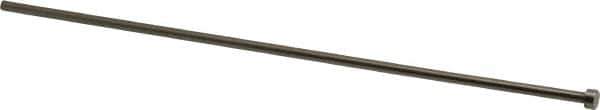 Gibraltar - 9/64" Pin Diam, 1/4" Head Diam x 1/8" Head Height, 8" OAL, Straight Ejector Pin - Steel, 7-7/8" Pin Length - Apex Tool & Supply