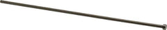 Gibraltar - 9/64" Pin Diam, 1/4" Head Diam x 1/8" Head Height, 8" OAL, Straight Ejector Pin - Steel, 7-7/8" Pin Length - Apex Tool & Supply