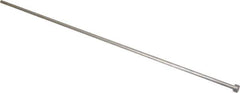 Gibraltar - 11/64" Pin Diam, 11/32" Head Diam x 3/16" Head Height, 14" OAL, Straight Ejector Pin - Steel, 13-13/16" Pin Length - Apex Tool & Supply