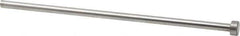 Gibraltar - 13/64" Pin Diam, 3/8" Head Diam x 3/16" Head Height, 6" OAL, Straight Ejector Pin - Steel, 5-13/16" Pin Length - Apex Tool & Supply