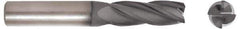 Niagara Cutter - 1/4", 4 Flute, Single End, Solid Carbide, 0.03" Corner Radius End Mill - 2-1/2" OAL, 30° Helix, Right Hand Flute, 3/4" LOC, Right Hand Cut - Apex Tool & Supply