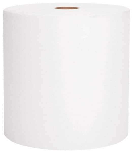 Scott - Hard Roll of 1 Ply White Paper Towels - 8" Wide, 800' Roll Length - Apex Tool & Supply