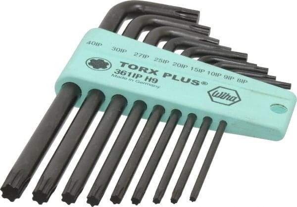 Wiha - 9 Piece L-Key Hex Key Set - Apex Tool & Supply
