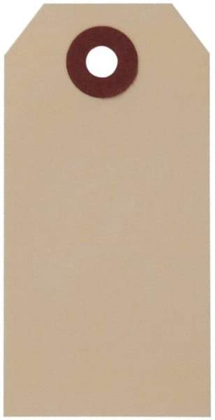 NMC - 1-3/8" High x 2-3/4" Long, Safety & Facility Blank Tag - White Paper - Apex Tool & Supply