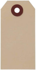 NMC - 1-3/8" High x 2-3/4" Long, Safety & Facility Blank Tag - White Paper - Apex Tool & Supply