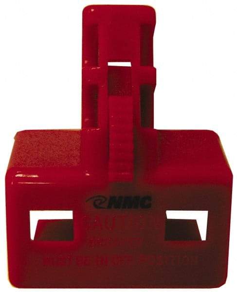 NMC - Plastic Multi-Pole Circuit Breaker Lockout - 1 Padlock, 3 Circuits - Apex Tool & Supply