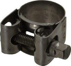 Mikalor - 7/8" Hose, 0.71" Wide x 0.04" Thick, T-Bolt Hose Clamp - 0.83 to 0.91" Diam, Stainless Steel - Apex Tool & Supply