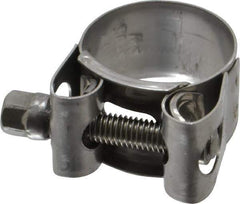 Mikalor - 1" Hose, 0.71" Wide x 0.04" Thick, T-Bolt Hose Clamp - 0.98 to 1.06" Diam, Stainless Steel - Apex Tool & Supply