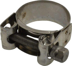 Mikalor - 1-13/32" Hose, 0.78" Wide x 0.04" Thick, T-Bolt Hose Clamp - 1.34 to 1.46" Diam, Stainless Steel - Apex Tool & Supply
