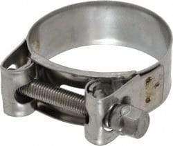 Mikalor - 2" Hose, 0.78" Wide x 0.04" Thick, T-Bolt Hose Clamp - 1.85 to 2" Diam, Stainless Steel - Apex Tool & Supply