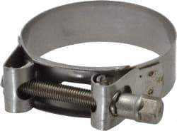 Mikalor - 2-13/32" Hose, 0.78" Wide x 0.04" Thick, T-Bolt Hose Clamp - 2.32 to 2.48" Diam, Stainless Steel - Apex Tool & Supply