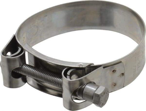 Mikalor - 3" Hose, 0.98" Wide x 0.04" Thick, T-Bolt Hose Clamp - 2.87 to 3.11" Diam, Stainless Steel - Apex Tool & Supply