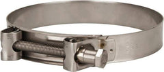Mikalor - 6" Hose, 1.1" Wide x 0.051" Thick, T-Bolt Hose Clamp - 5.91 to 6.38" Diam, Stainless Steel - Apex Tool & Supply