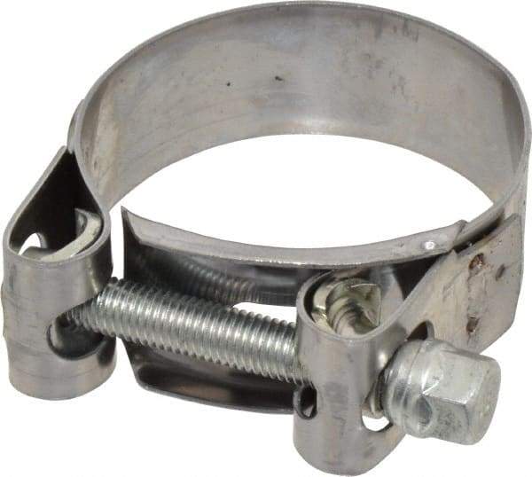 Mikalor - 2" Hose, 0.78" Wide x 0.04" Thick, T-Bolt Hose Clamp - 1.85 to 2" Diam, Stainless Steel Band, Housing & Zinc Plated Screw - Apex Tool & Supply