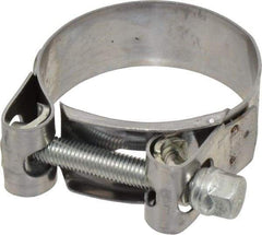 Mikalor - 2" Hose, 0.78" Wide x 0.04" Thick, T-Bolt Hose Clamp - 1.85 to 2" Diam, Stainless Steel Band, Housing & Zinc Plated Screw - Apex Tool & Supply