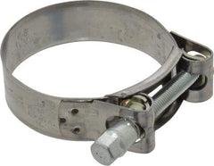 Mikalor - 2-13/32" Hose, 0.78" Wide x 0.04" Thick, T-Bolt Hose Clamp - 2.32 to 2.48" Diam, Stainless Steel Band, Housing & Zinc Plated Screw - Apex Tool & Supply