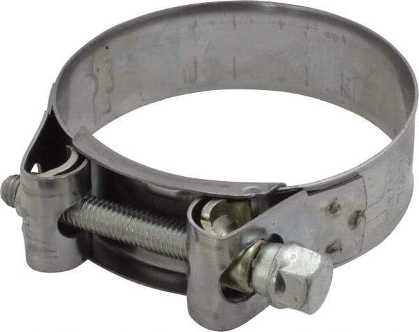 Mikalor - 3" Hose, 0.98" Wide x 0.04" Thick, T-Bolt Hose Clamp - 2.87 to 3.11" Diam, Stainless Steel Band, Housing & Zinc Plated Screw - Apex Tool & Supply