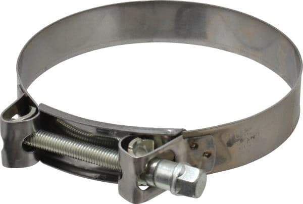 Mikalor - 5-3/4" Hose, 1.1" Wide x 0.051" Thick, T-Bolt Hose Clamp - 5.51 to 5.91" Diam, Stainless Steel Band, Housing & Zinc Plated Screw - Apex Tool & Supply