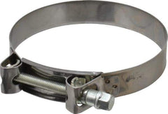 Mikalor - 5-3/4" Hose, 1.1" Wide x 0.051" Thick, T-Bolt Hose Clamp - 5.51 to 5.91" Diam, Stainless Steel Band, Housing & Zinc Plated Screw - Apex Tool & Supply