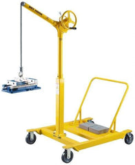 Sky Hook - 500 Lb Load Capacity, Steel Sky Hook Crane - Reverse Cherry Picker Mobil Base - Apex Tool & Supply