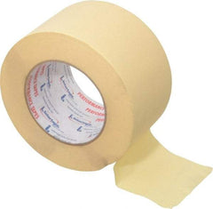 Intertape - 3" Wide x 60 Yd Long Tan Paper Masking Tape - Series PG21, 7.3 mil Thick, 26 In/Lb Tensile Strength - Apex Tool & Supply