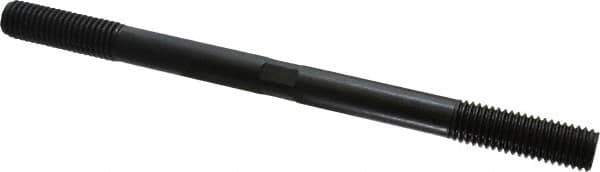 Gibraltar - 5/8-11 9" OAL Equal Double Threaded Stud - Alloy Steel, Black Oxide Finish, 1-3/4" Equal Thread Length - Apex Tool & Supply