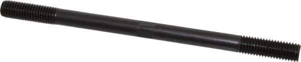 Gibraltar - 5/8-11 10" OAL Equal Double Threaded Stud - Alloy Steel, Black Oxide Finish, 1-3/4" Equal Thread Length - Apex Tool & Supply