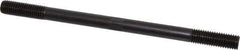 Gibraltar - 5/8-11 10" OAL Equal Double Threaded Stud - Alloy Steel, Black Oxide Finish, 1-3/4" Equal Thread Length - Apex Tool & Supply