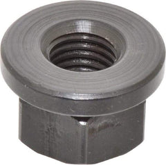 Gibraltar - 3/4-10, 1-5/8" Flange Diam, 1" High, 1-1/4" Across Flats, Flange Nut - Grade 12L14 Steel, Black Oxide Finish, 1/4" Flange Height, TCMAI - Apex Tool & Supply