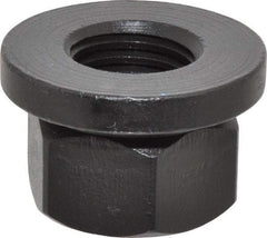 Gibraltar - M20x2.50, 40mm Flange Diam, 25mm High, 30mm Across Flats, Flange Nut - Grade 12L14 Steel, Black Oxide Finish, 6" Flange Height, TCMAI - Apex Tool & Supply