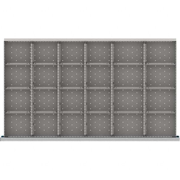 LISTA - 24-Compartment Drawer Divider Layout for 3.15" High Drawers - Apex Tool & Supply