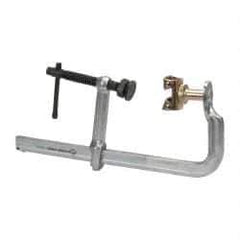 Strong Hand Tools - 5-1/2" Deep Throat, 12-1/2" Max Capacity, 4 in 1 Sliding Arm Clamp - 2,400 Lb Clamping Pressure - Apex Tool & Supply