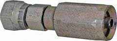 Parker - 9/16-18 SAE Steel Hydraulic Hose Female Seal-Lok Swivel Long - 6,000 psi, -4 Hose Size, 1/4" Hose Diam - Apex Tool & Supply