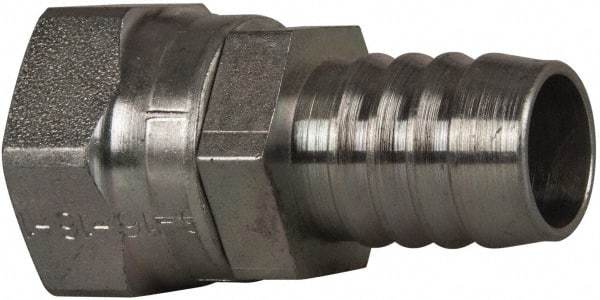 Parker - 1/2-14 NPTF Steel Hydraulic Hose Male NPTF Pipe Swivel - -8 Hose Size - Apex Tool & Supply