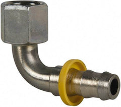 Parker - 13/16-16 SAE Steel Hydraulic Hose Female Seal-Lok Swivel & 90° Elbow - -8 Hose Size - Apex Tool & Supply