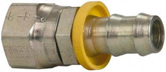 Parker - 13/16-16 SAE Steel Hydraulic Hose Female Seal-Lok Swivel Short - -8 Hose Size - Apex Tool & Supply