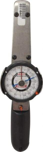 Proto - 3/8" Drive Dial Torque Wrench - 600 In/Lb Torque, 10" OAL, 10 In/Lb Graduation, Fixed Head - Apex Tool & Supply