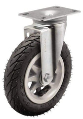 Shepherd - 6" Diam x 1-1/4" Wide, Phenolic Swivel Caster - 150 Lb Capacity, Friction Ring Stem Mount, Ball Bearing - Apex Tool & Supply